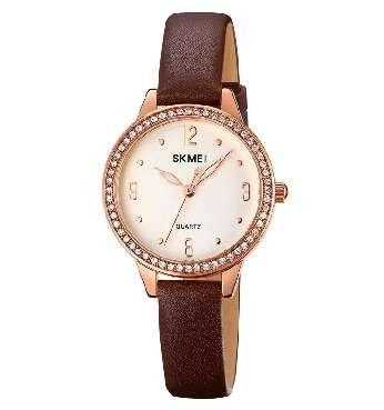 Αναλογικό ρολόι χειρός - Skmei - 2027 - Brown