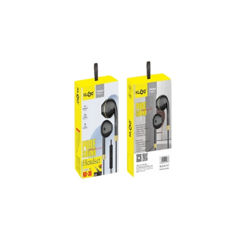 ΕΝΣΥΡΜΑΤΑ ΑΚΟΥΣΤΙΚΑ 3.5mm PURE SOUND KS-38 ΚΕΝΤΡΙΚΟ > ΤΗΛΕΦΩΝΑ ΚΑΙ ΑΞΕΣΟΥΑΡ > ΑΚΟΥΣΤΙΚΑ ΚΙΝΗΤΩΝ