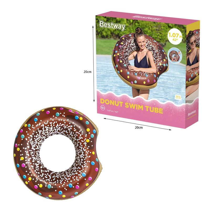 Φουσκωτό σωσίβιο Ντόνατ 1τμχ 36118- Inflatable Donut Swim Tube