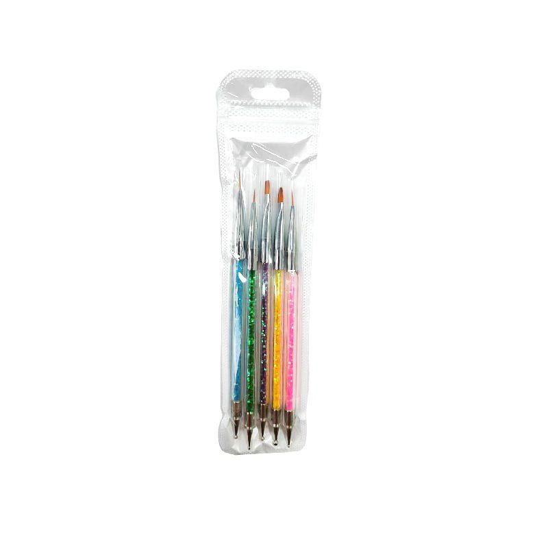 Πινέλα νυχιών 5τμχ - Nail brushes 5pcs