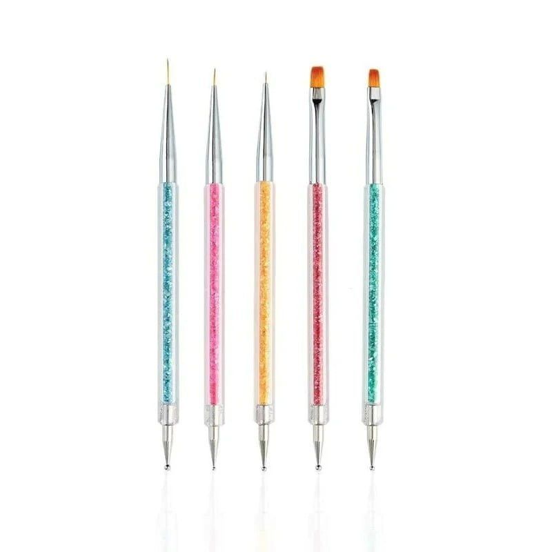 Πινέλα νυχιών 5τμχ - Nail brushes 5pcs