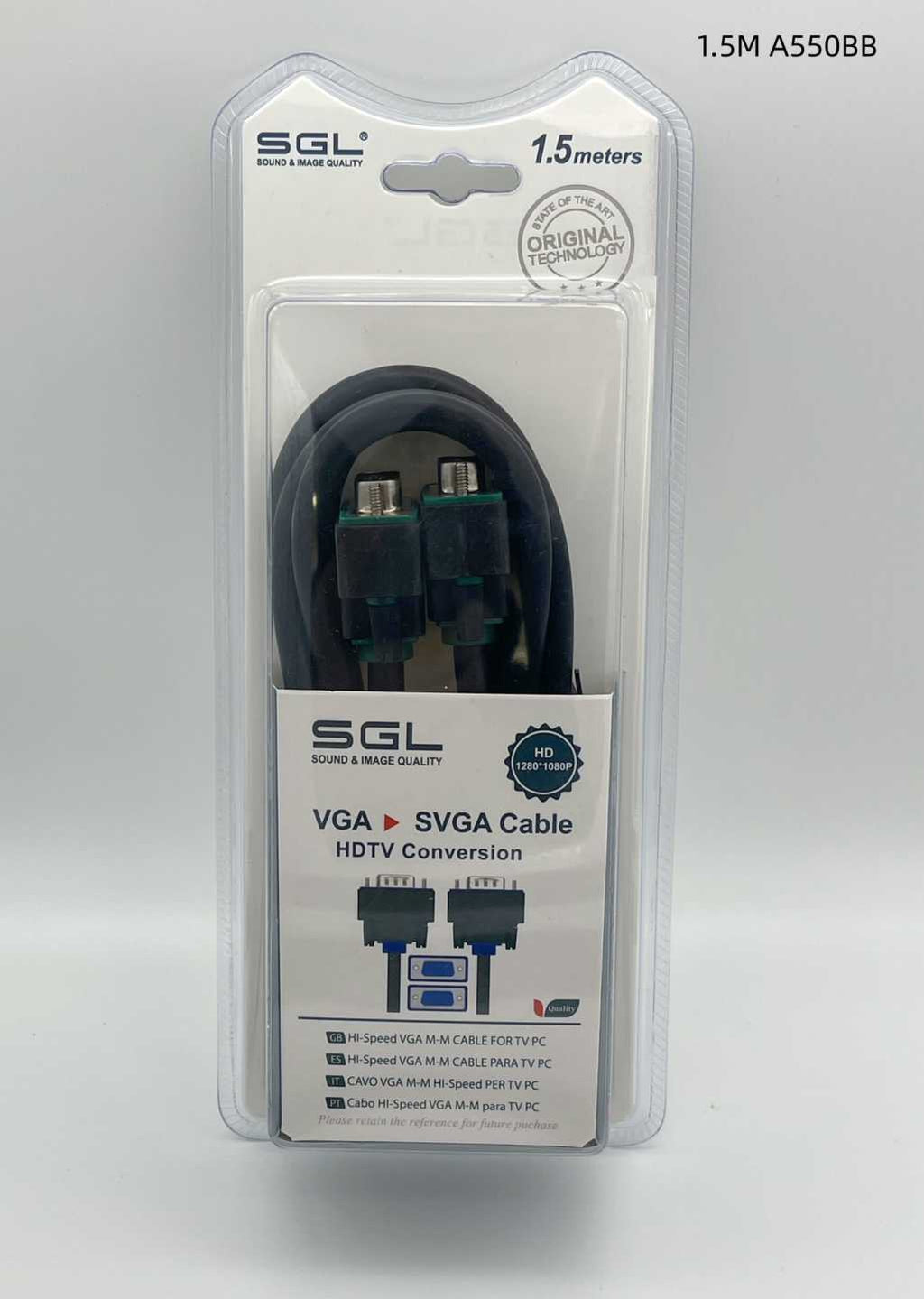 Καλώδιο VGA - A550BB - 1.5m - 095721