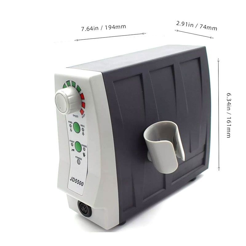 JSDA Επαγγελματικός Τροχός Νυχιών 85W JD5500 35000rpm με Πεντάλ - Nail drill