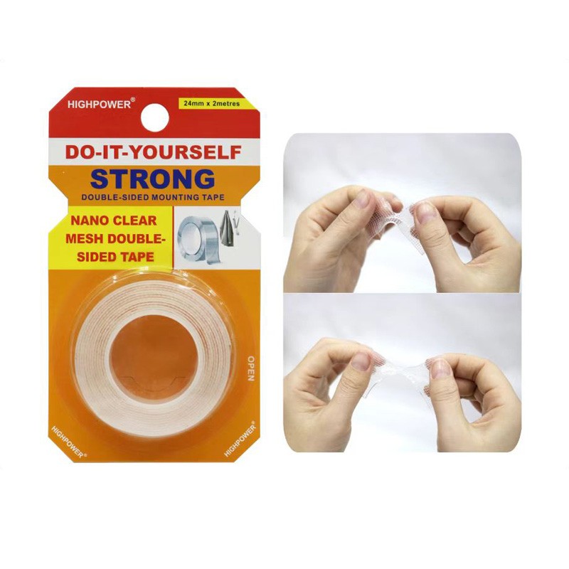 ΤΑΙΝΙΑ ΔΙΠΛΗΣ ΟΨΕΩΣ ΜΕ ΠΛΕΓΜΑ 36mm*2m HT-05589