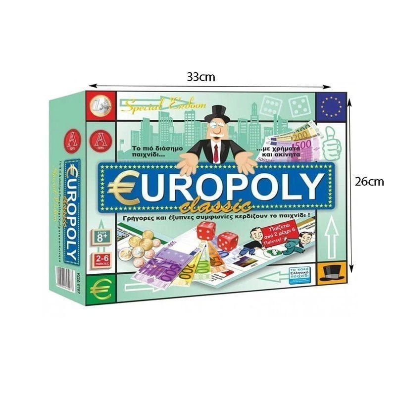 Επιτραπέζιο Παιχνίδι Europoly classic ΝΟ.0107 – Board game
