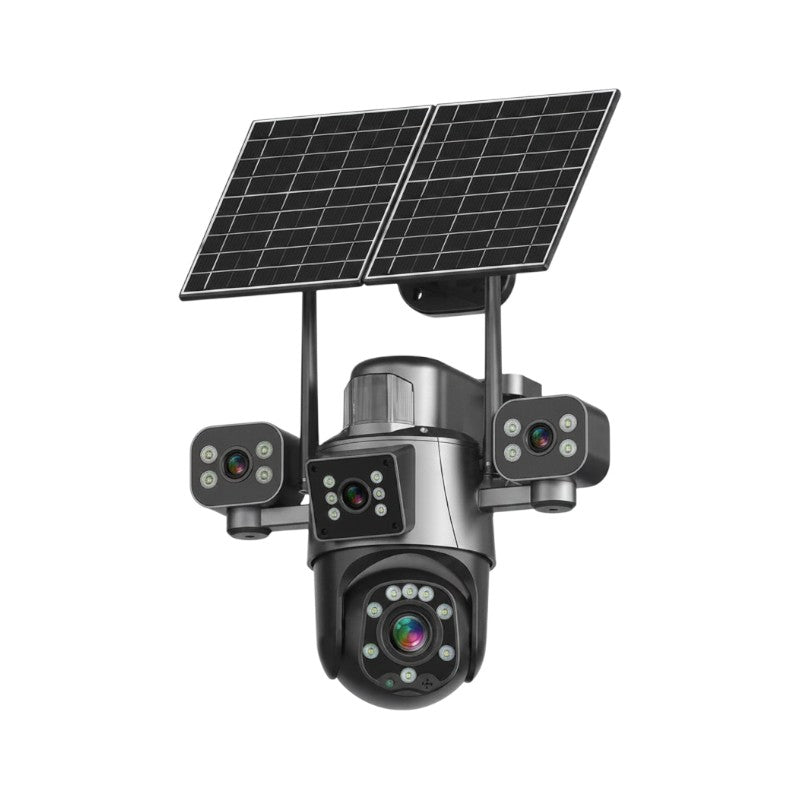Ηλιακή κάμερα ασφαλείας IP τετραπλή - 65X 4G - Security Camera - 371211
