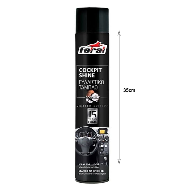 Feral Γυαλιστικό Ταμπλό Coconut 750ml - Cockpit Shine