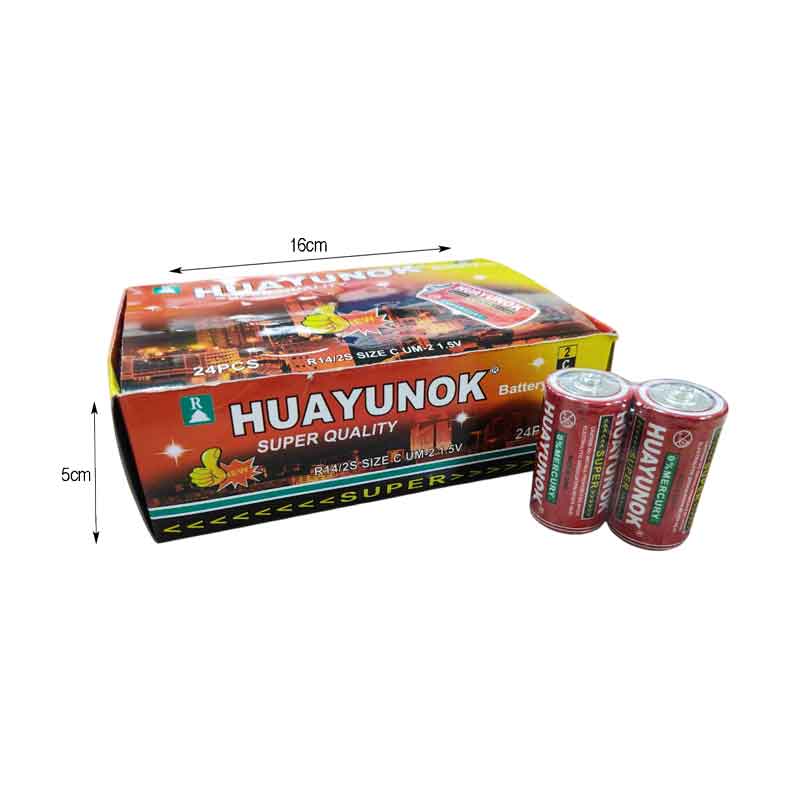Huayunok Μπαταρία R14/2S C 24τεμ – Battery