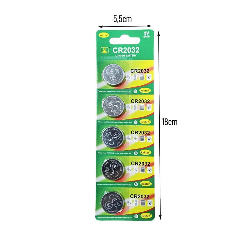 Σετ Μπαταριών Λιθίου CR2032 3V 5τμχ - Lithium Battery Set - Angel shopping