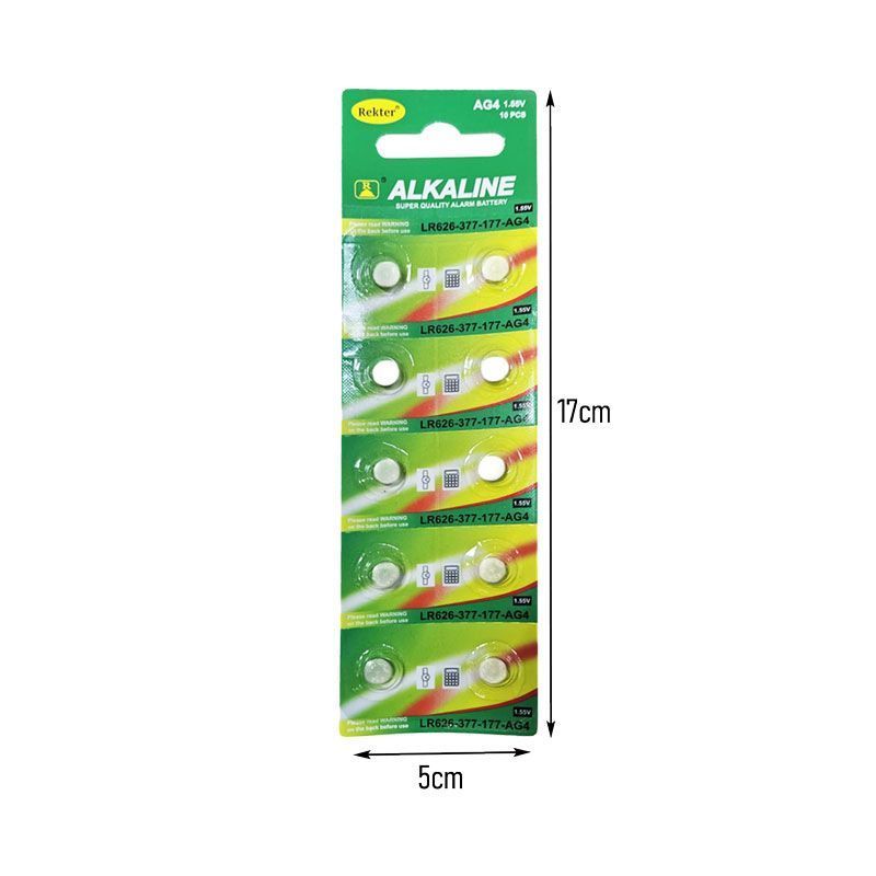 Σετ Αλκαλικών Μπαταριών LR626 1.5V 10τμχ - Alkaline Battery Set - Angel shopping