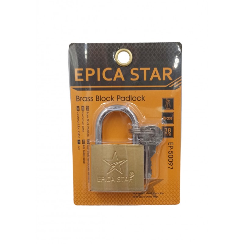 ΛΟΥΚΕΤΑΚΙ 38mm EPICA STAR ΜΕ 3 ΚΛΕΙΔΙΑ EP-50097 ΕΡΓΑΛΕΙΑ > ΔΙΑΦΟΡΑ > ΑΛΛΑ
