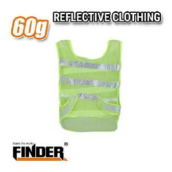 Γιλέκο ασφαλείας με ανακλαστικά - Δίχτυ - 60g - Finder - 194731