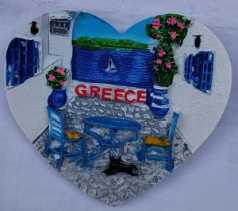 Tουριστικό μαγνητάκι Souvenir - Σετ 12pcs - Greece - 678295