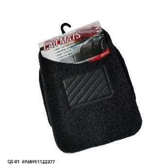 Πατάκια αυτοκινήτου - 4pcs - QS-01 - 122377 - Black