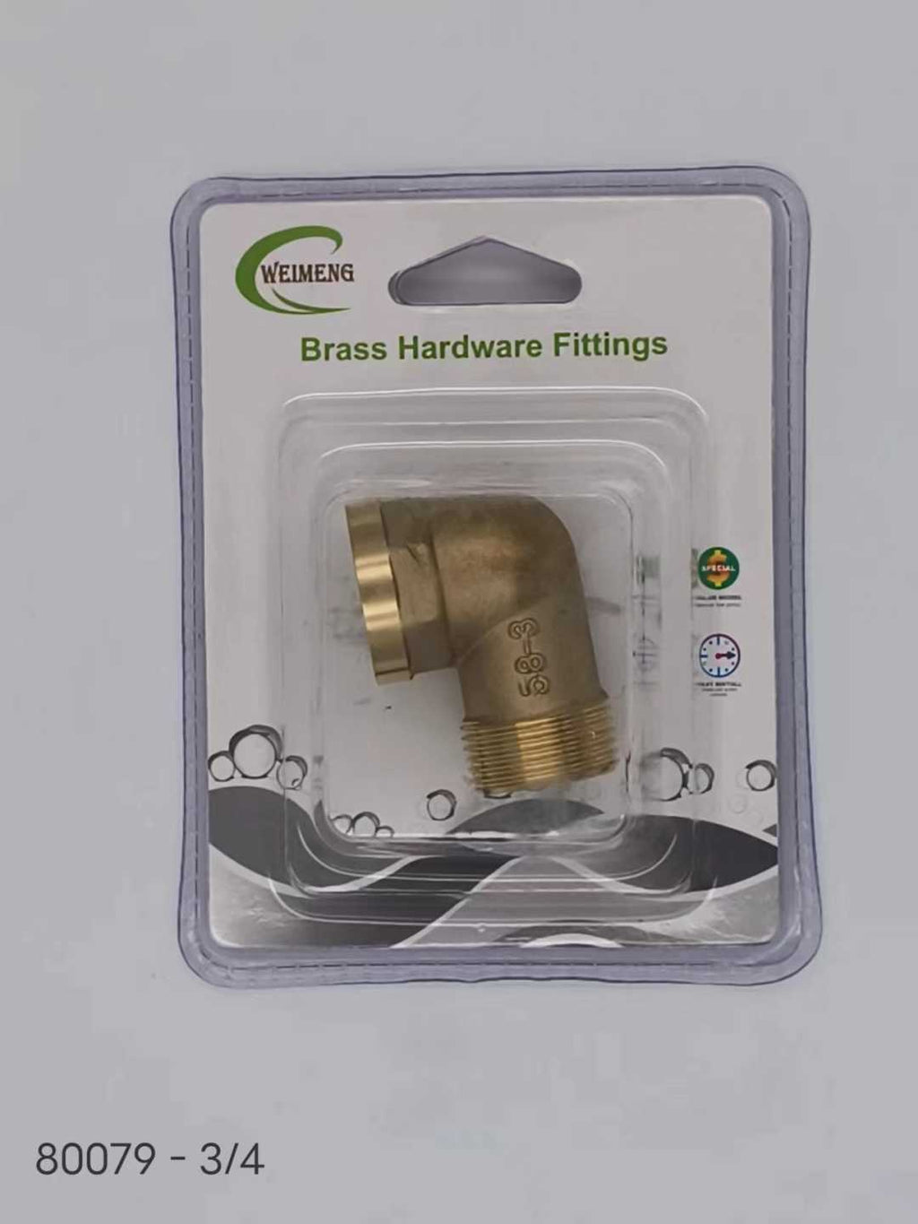 Γωνία σύνδεσης σωλήνων - Αρσενικό/Θηλυκό - 3/4" - 080079