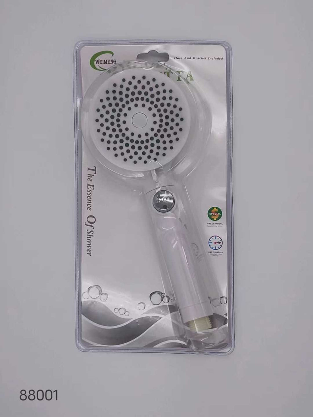 Τηλέφωνο ντους με επιλογές πίεσης - White - 88001