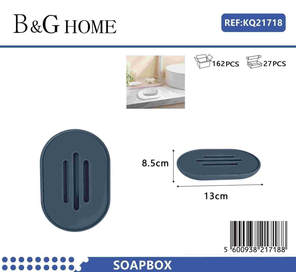 Σαπουνοθήκες μπάνιου πλαστικές - Σετ 5pcs - Blue - 21718