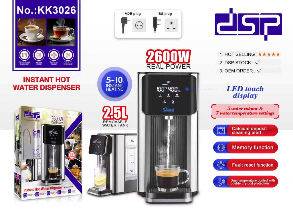 Ηλεκτρικός διανομέας ζεστού νερού - KK3026 - DSP - 300759