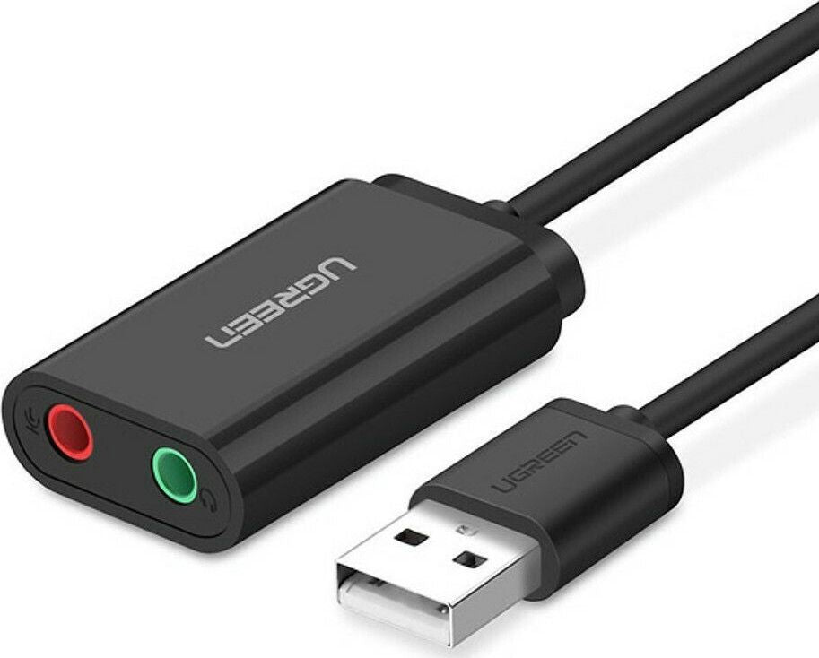 USB 2.0 外置声卡 ugreen usb 2.0 external sound adapter - Αξεσουάρ Υπολογιστών & TV