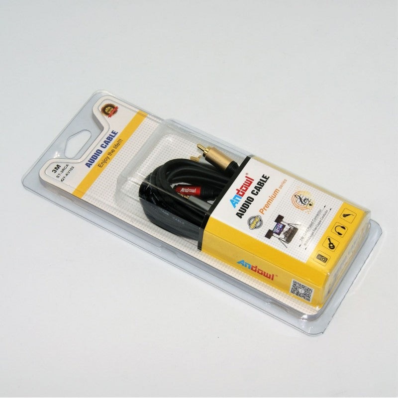 ΚΑΛΩΔΙΟ ΗΧΟΥ ΣΤΕΡΕΟ 1.8m 3RCA ΣΕ 3RCA ANDOWL QY-AV01 ΚΕΝΤΡΙΚΟ > ΗΧΟΣ ΚΑΙ ΕΙΚΟΝΑ > ΑΞΕΣΟΥΑΡ ΗΧΟΥ ΚΑΙ ΕΙΚΟΝΑΣ
