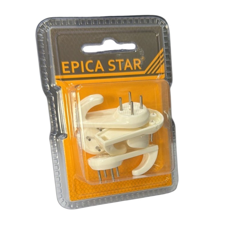 ΠΛΑΣΤΙΚΑ ΑΓΚΙΣΤΡΑ/ΓΑΝΤΖΟΙ ΤΟΙΧΟΥ 4ΤΜΧ 20*41mm EP-40024 ΕΡΓΑΛΕΙΑ > ΔΙΑΦΟΡΑ