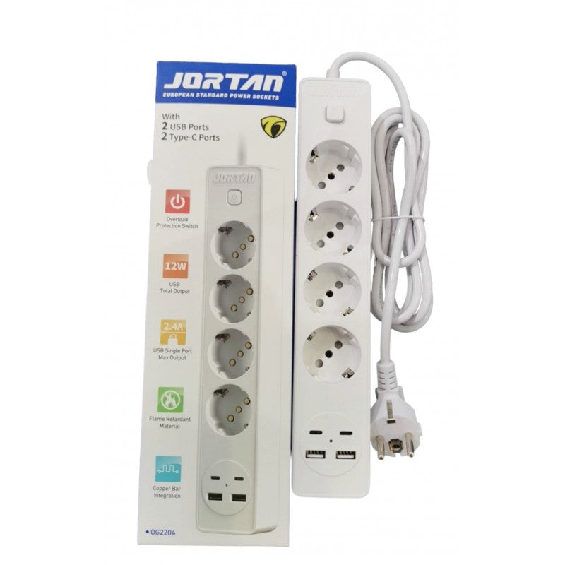 ΠΟΛΥΜΠΡΙΖΟ 4 ΘΕΣΕΩΝ JORTAN QT-4 ΚΕΝΤΡΙΚΟ > ΤΗΛΕΦΩΝΑ ΚΑΙ ΑΞΕΣΟΥΑΡ > ΔΙΑΦΟΡΑ