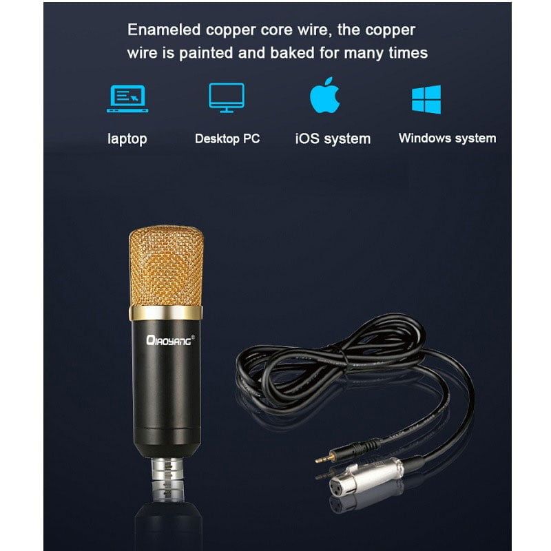 Qiaoyang επαγγελματικό σέτ μικροφώνου QA-T595 - Qiaoyang Professional microphone recording equipement QA-T595