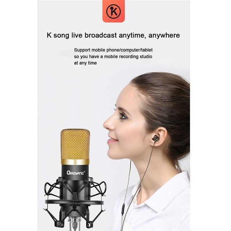 Qiaoyang επαγγελματικό σέτ μικροφώνου QA-T595 - Qiaoyang Professional microphone recording equipement QA-T595