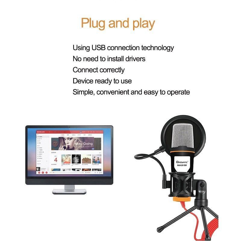 Qiaoyang Μικρόφωνο QA-T598 - Qiaoyang Microphone QA-T598
