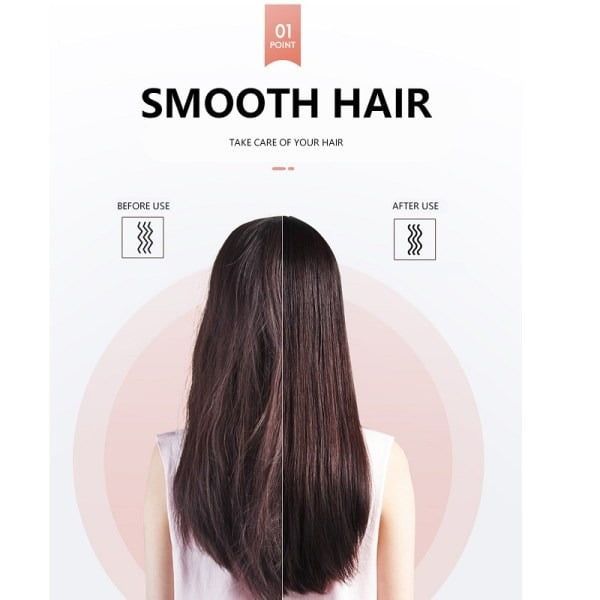 QIAOYANG Ηλεκτρική Βούρτσα για Ίσιωμα 45W QA-T08 - Straight curly comb