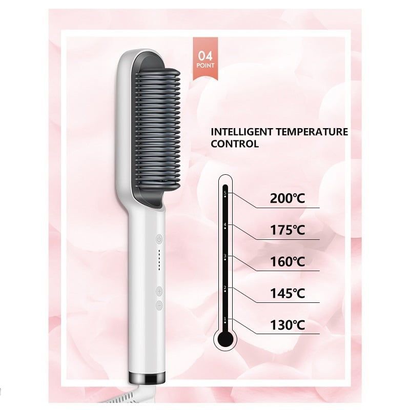 QIAOYANG Ηλεκτρική Βούρτσα για Ίσιωμα 45W QA-T08 - Straight curly comb