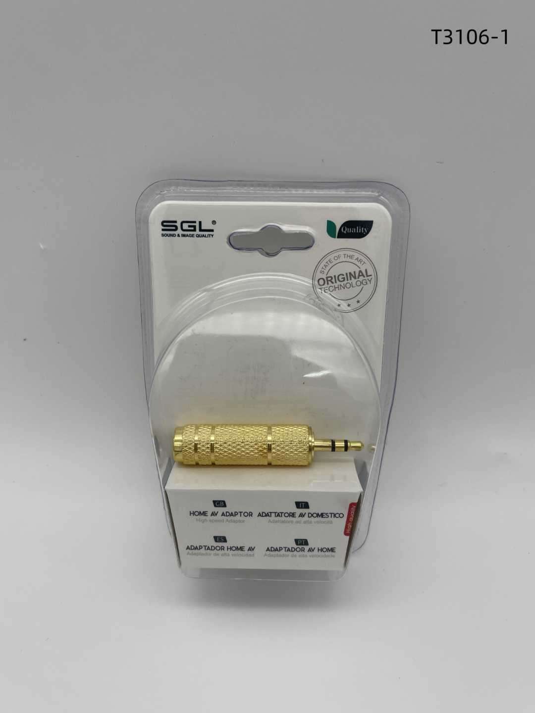 Αντάπτορας ήχου Jack 3.5mm - T3106-1 - 098302