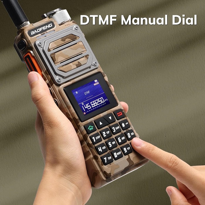 Φορητός πομποδέκτης UHF/VHF - UV25 - Baofeng - 402253 - Army Yellow ΕΠΟΧΙΑΚΑ - ΤΟΥΡΙΣΤΙΚΑ - HOBBY>Κυνήγι - παραλία - camping>Φορητοί πομποδέκτες