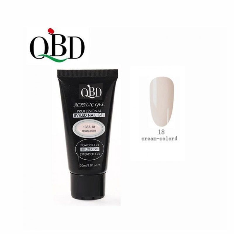 QBD Gel Χτισίματος Acrylic Gel UV & LED 30ml 1333-02