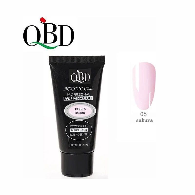 QBD Gel Χτισίματος Acrylic Gel UV & LED 30ml 1333-02