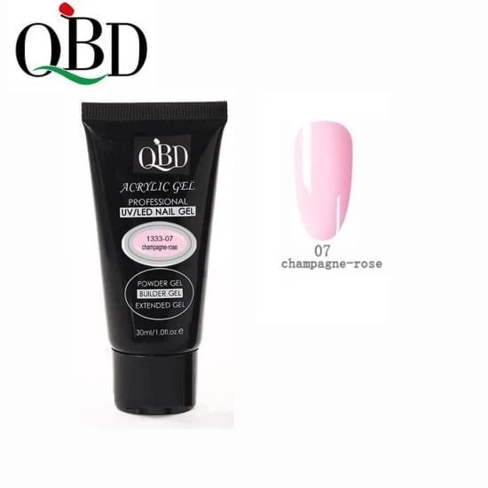 QBD Gel Χτισίματος Acrylic Gel UV & LED 30ml 1333-02