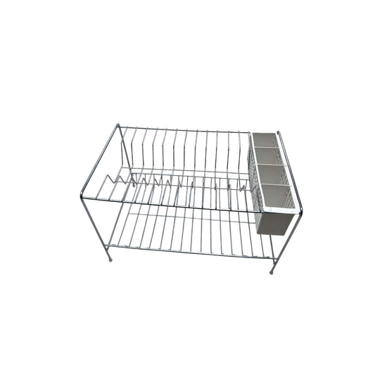 Double Metal Dish Rack 40x24x25cm