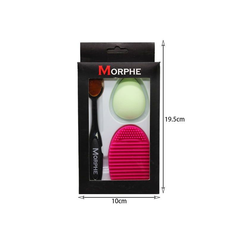Σετ σφουγκαράκι και πινέλο μακιγιάζ - Make-up brush and sponge