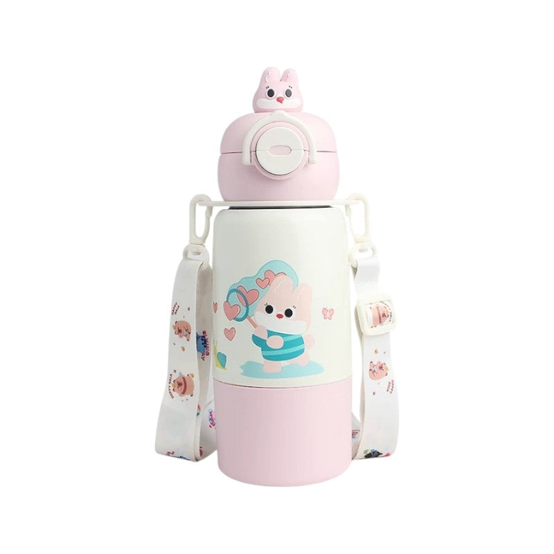 Παιδικό παγούρι-θερμός - 480ml - 413418 - Pink