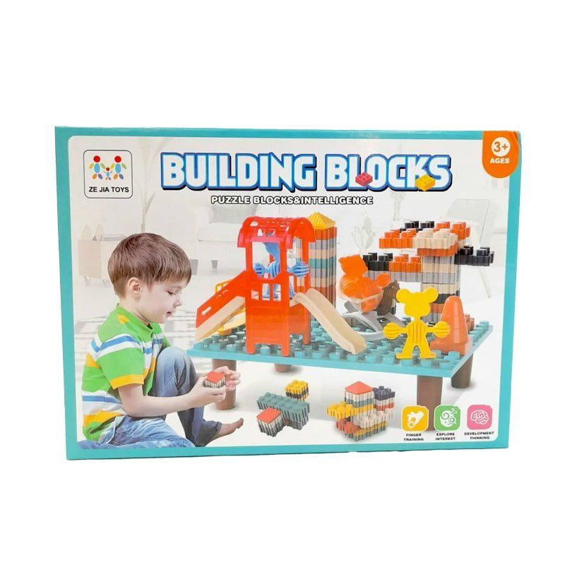 Ze jia toys Παιδικά τουβλάκια παζλ - Building blocks - Angel shopping