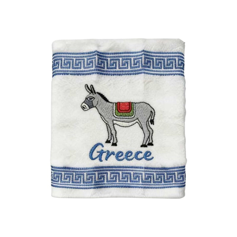 Πετσέτα ποτηρόπανο Souvenir με κέντημα - Σετ 12pcs - Greece - 416464
