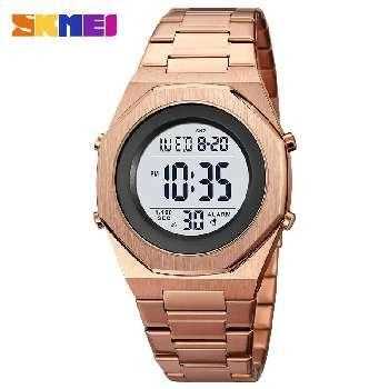 Ψηφιακό ρολόι χειρός - Skmei - 2066 - Rose Gold/White