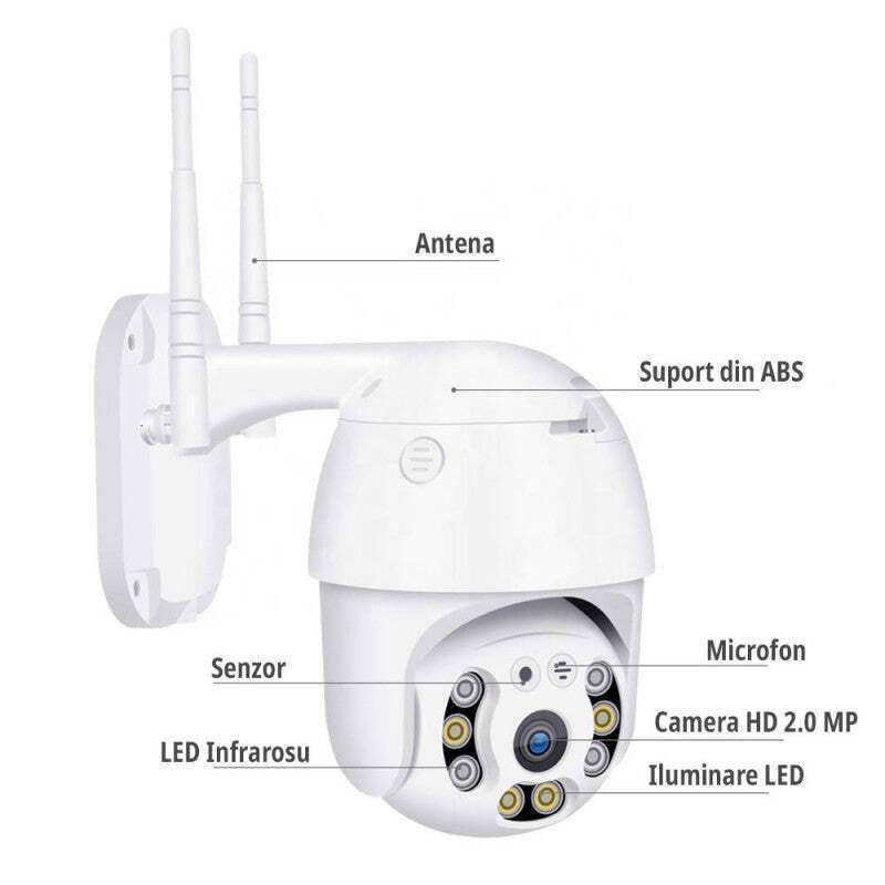 Lylu IP Κάμερα Παρακολούθησης Wi-Fi 5.0MP 360°- Smart camera