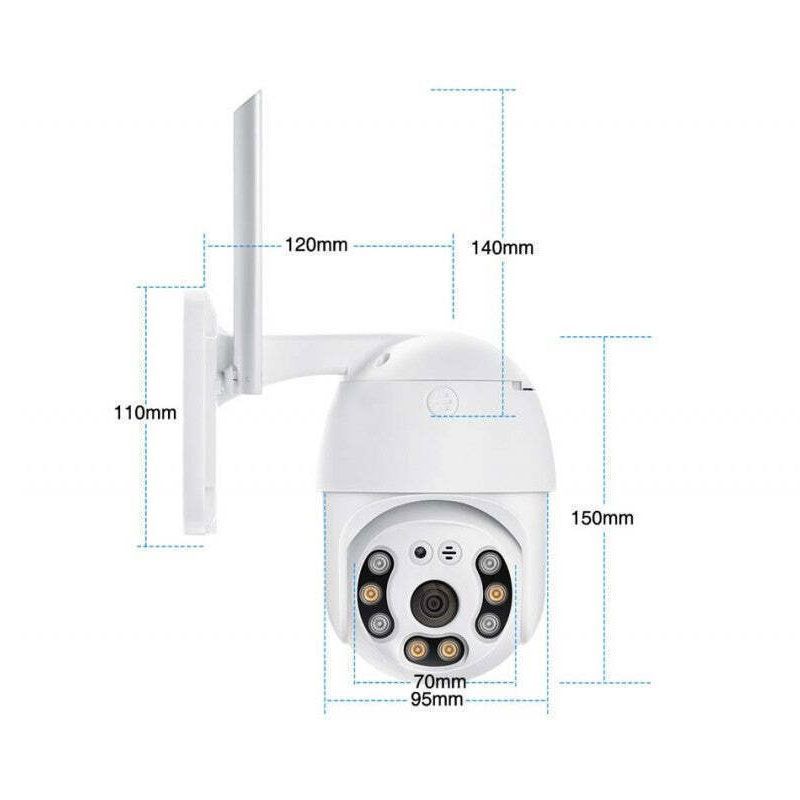 Lylu IP Κάμερα Παρακολούθησης Wi-Fi 5.0MP 360°- Smart camera