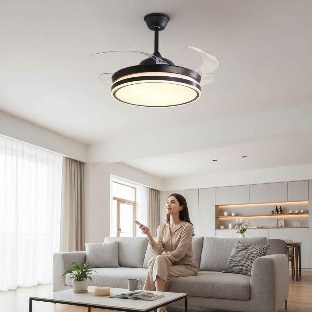 Ανεμιστήρας οροφής & φωτιστικό - DS-8989 - 96W - 430309 ΦΩΤΙΣΜΟΣ & ΕΝΕΡΓΕΙΑ>Είδη φωτισμού & αναλώσιμα>Φωτιστικά οροφής & τοίχου