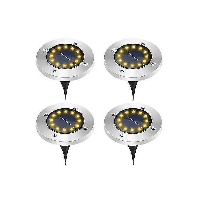 Ηλιακό φωτιστικό κήπου LED - Καρφωτό - 4pcs - 12LED - 431060