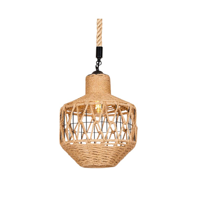 Φωτιστικό οροφής Boho με σχοινί - 96 - 431368 ΦΩΤΙΣΜΟΣ & ΕΝΕΡΓΕΙΑ>Είδη φωτισμού & αναλώσιμα>Φωτιστικά οροφής & τοίχου