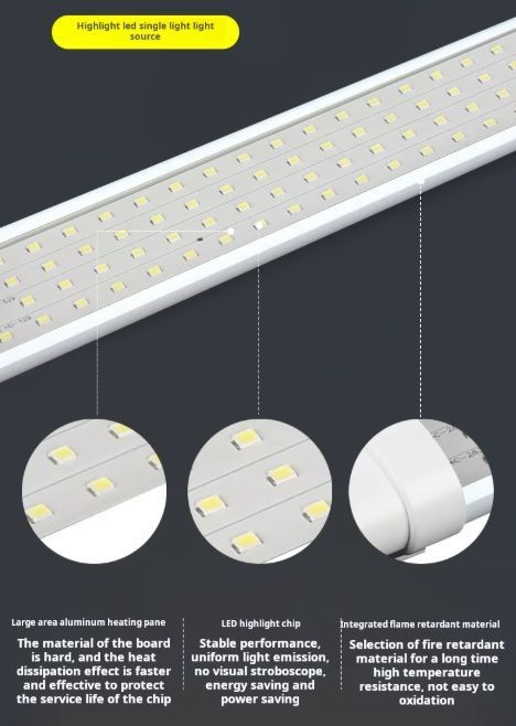 Μπάρα φωτισμού LED - Tube - 25W - 60cm - 60mm - 6500K - 431736