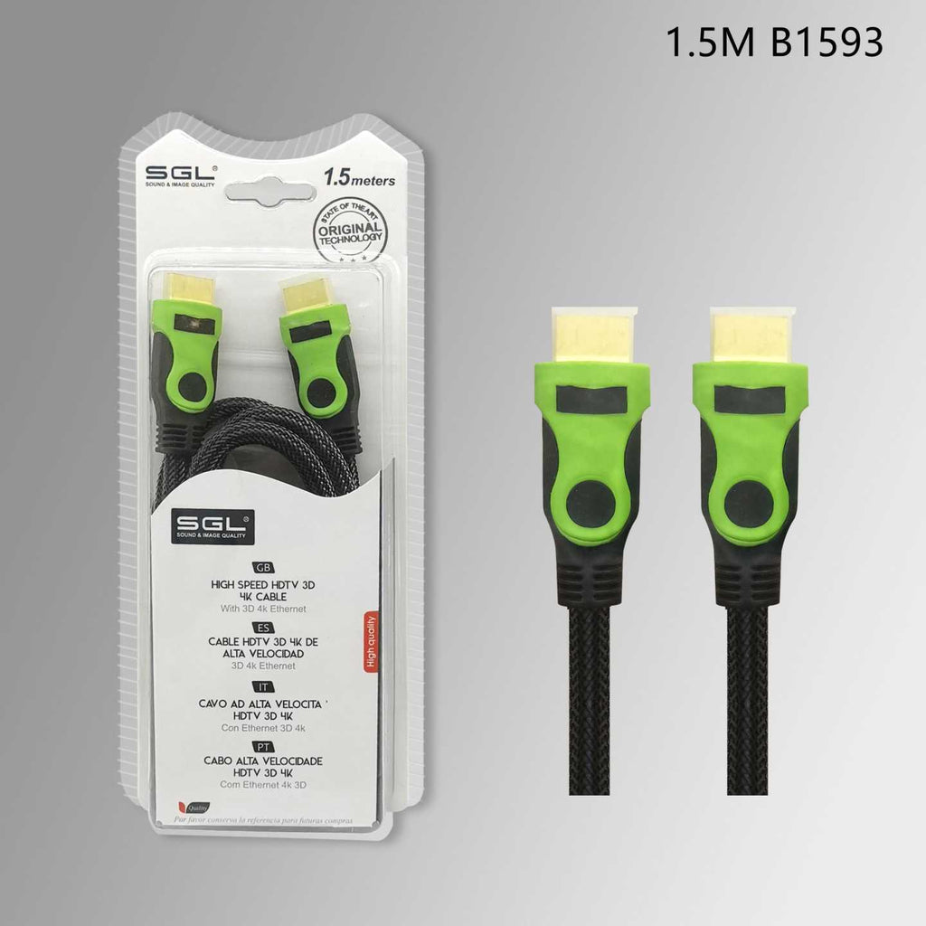 Καλώδιο HDMI - High Speed - 1593C - 1.5m - 095301