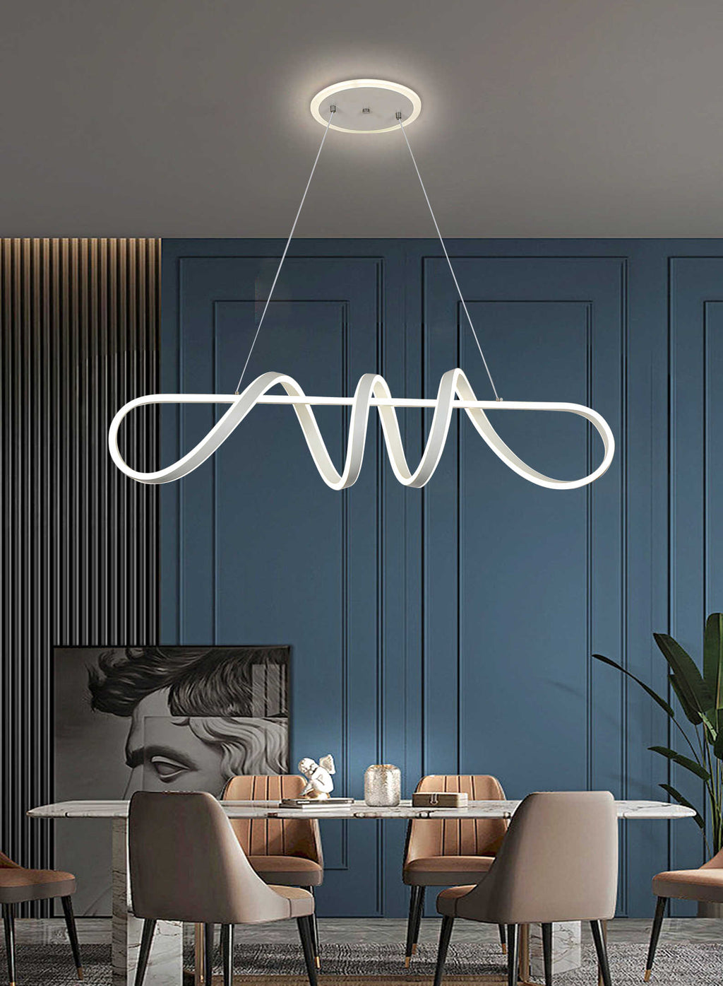 Φωτιστικό οροφής τραπεζαρίας LED - 2205 - 431095 ΦΩΤΙΣΜΟΣ & ΕΝΕΡΓΕΙΑ>Είδη φωτισμού & αναλώσιμα>Φωτιστικά οροφής & τοίχου